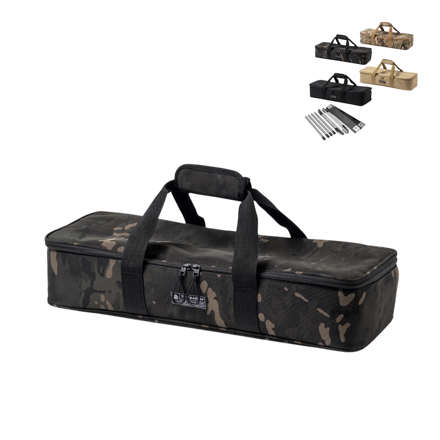 디얼스 코듀라 세퍼레이트 IGT가방 2유닛 쇼트 CORDURA Separate IGT 2 Unit Case  스노우피크 세퍼레이트 쇼트 호환 블랙멀티캠 - 상품 이미지