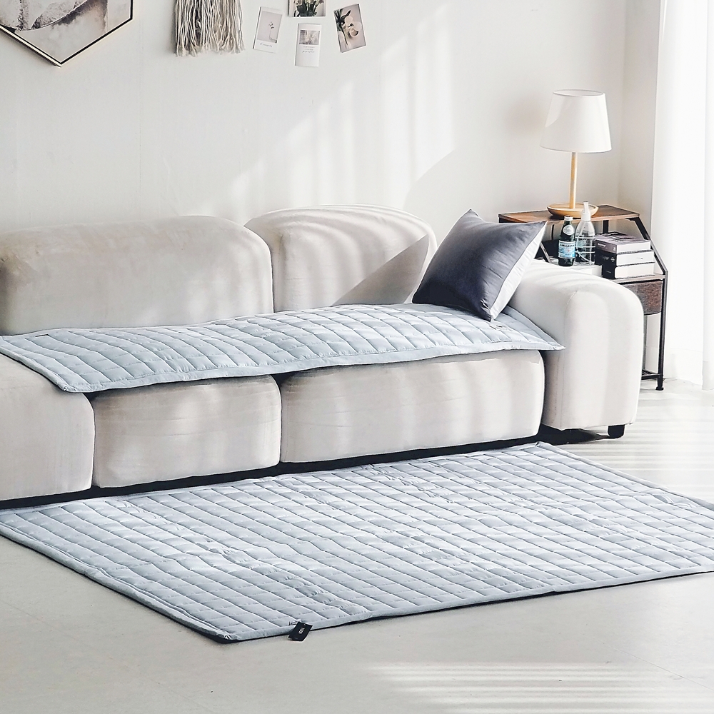 나라데코 먼지없는 소프트 워싱 사계절 돌 쇼파패드 3인용 65x180