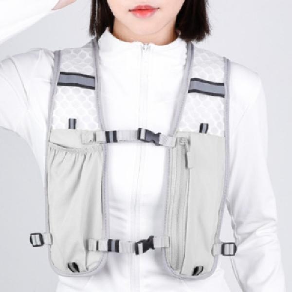 메쉬 여성 러닝 경량 조끼 조깅 멀티 조끼 - 메인 이미지