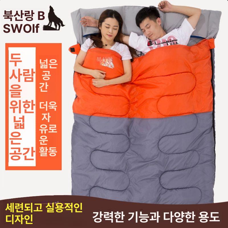 빅사이즈 동계 침낭 경량 와이드 차박 이불겸용 싱글 100cm 1.5kg 1개 - 상세 이미지 2