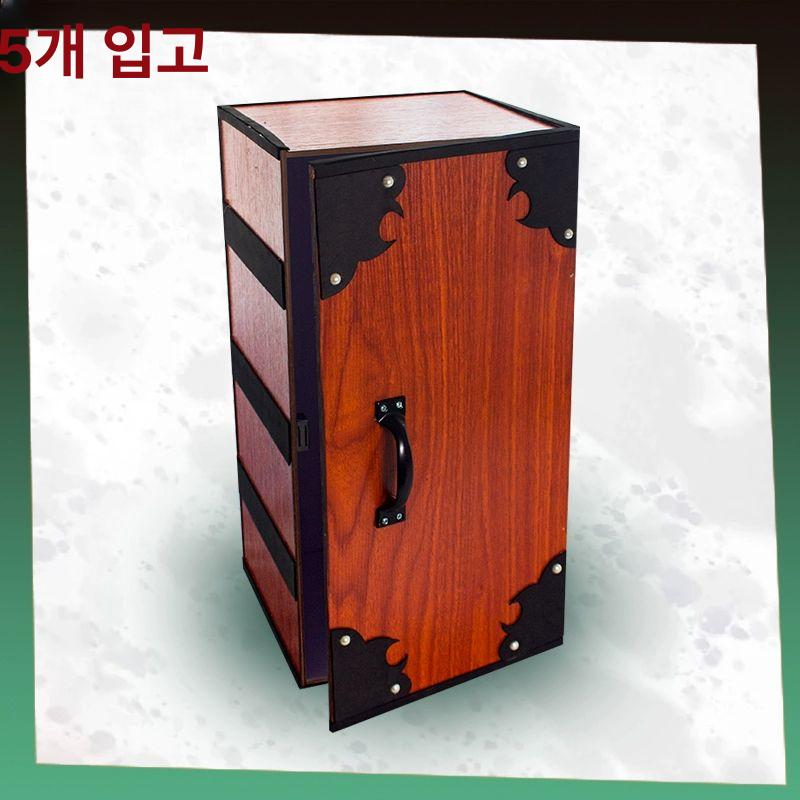 탄지로상자 궤짝 빈티지 나무 엔틱가구 장식품 캐비닛 대형 박스 25cmx25x50 - 상세 이미지 3
