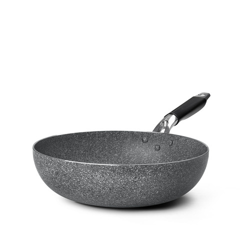 대리석 궁중팬 28cm 국산 4중 코팅 대형 볶음 튀김팬 - 상세 이미지 2