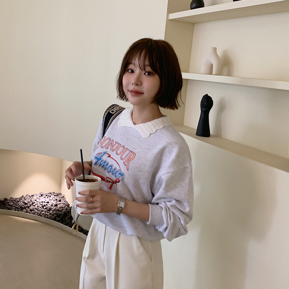 아무르 카라 맨투맨 - 상세 이미지 4