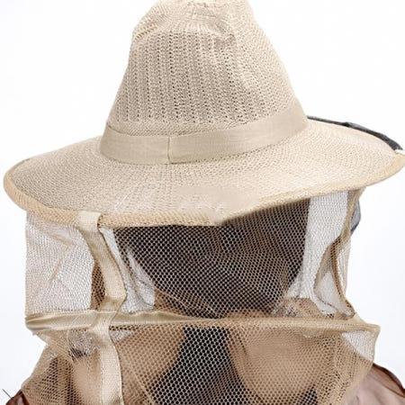 방충망모자 양봉 벌초모자 벌집 보호대 용 헬멧 벌초 장비 방충 장갑 야외 작업 모자 벌채