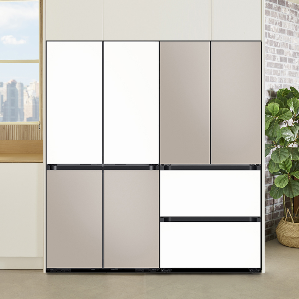 [으뜸환급 30만]삼성 비스포크 키친핏 1등급 냉장고 김치 세트 빌트인 4도어 1057L - 상세 이미지 2