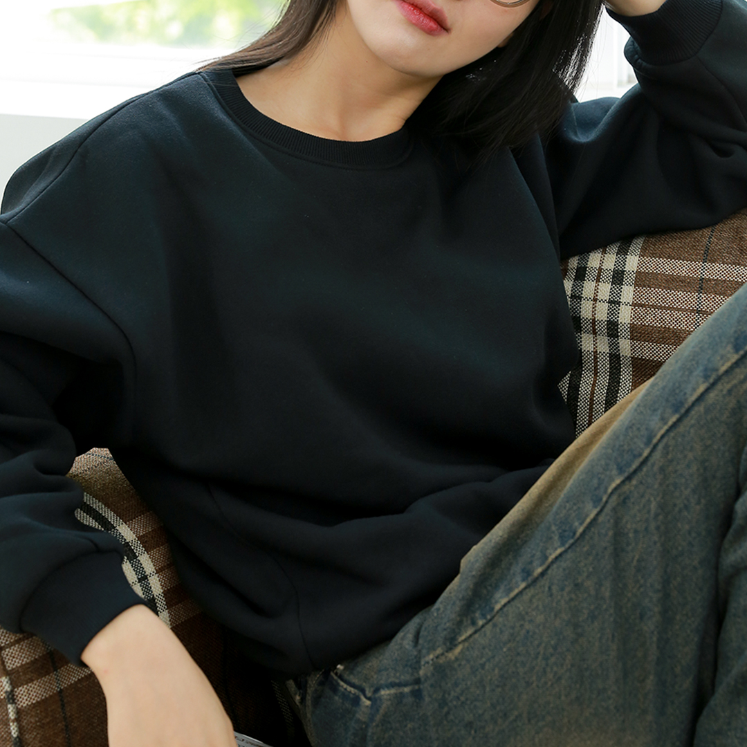 라이프롬 원마일 라운지 웨어 노브라 패드 맨투맨 이미지 6