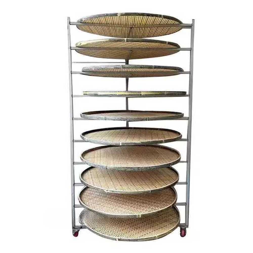 찻잎 건조대 선반 약재 스텐 건어물 허브 고구마 고추 10단 폭74cm 1.7m - 상품 이미지