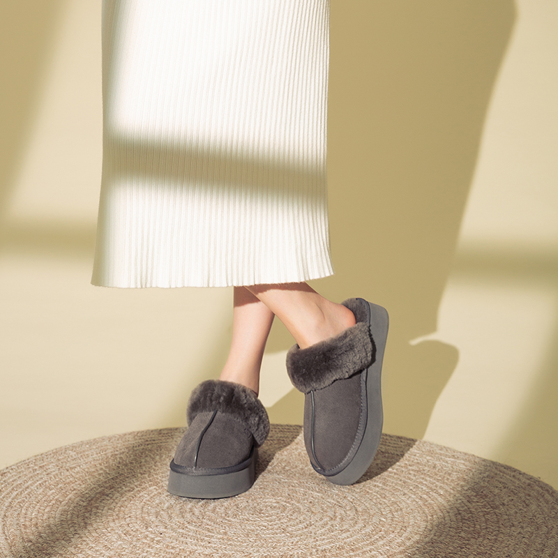 어그 여성 UGG 1910 천연 양모 슬리퍼 겨울 방한 사무실 실내화