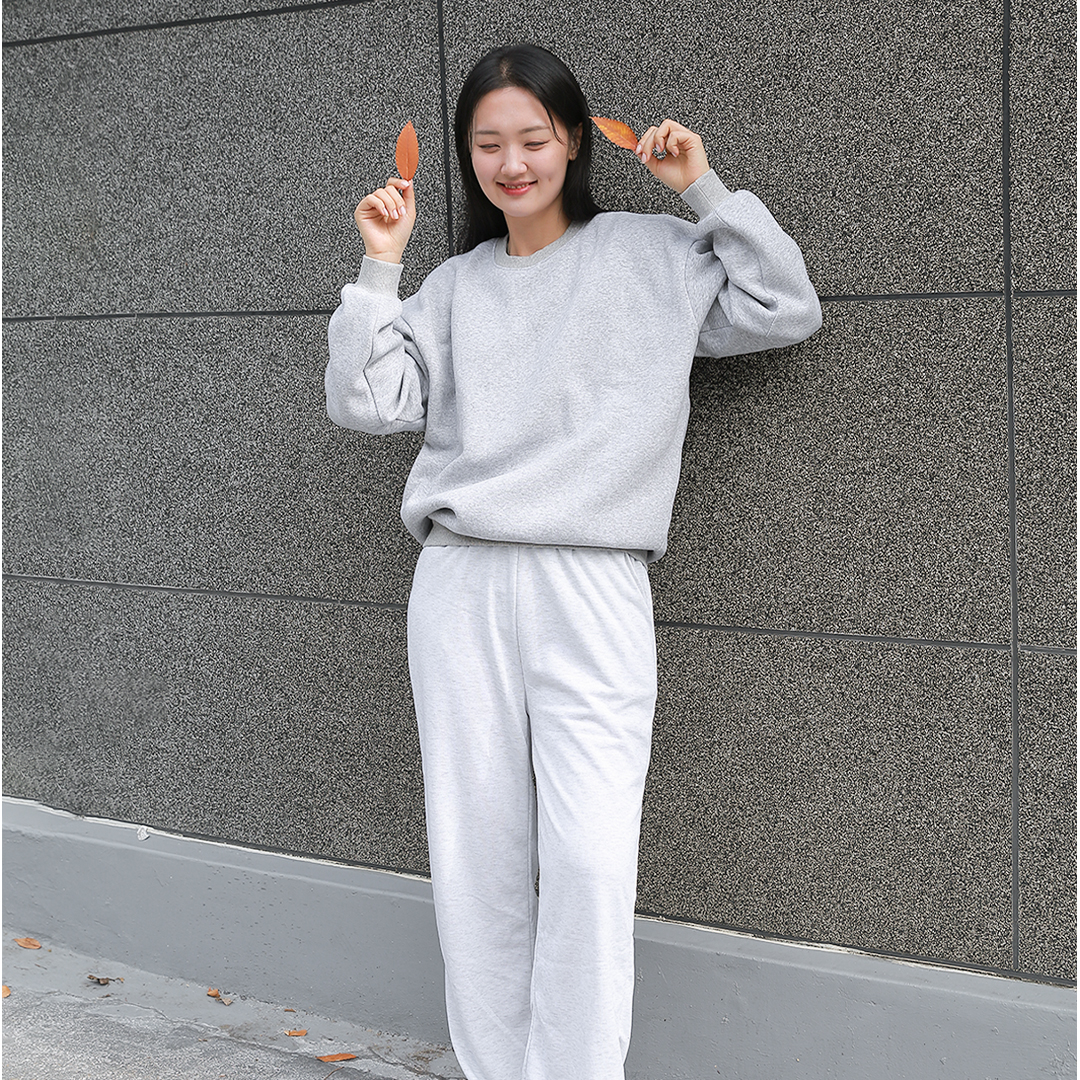 라이프롬 원마일 라운지 웨어 노브라 패드 맨투맨 - 상세 이미지 3