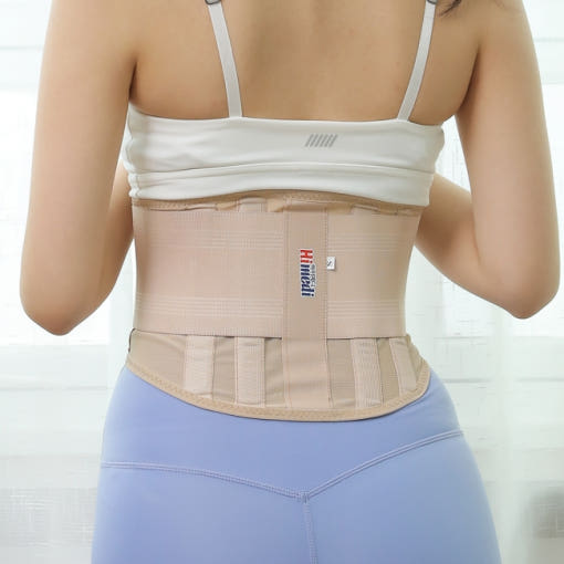 국산 의료용 허리보호대 복대 러닝 헬스 얇은 허리 지지대 스판 요통태