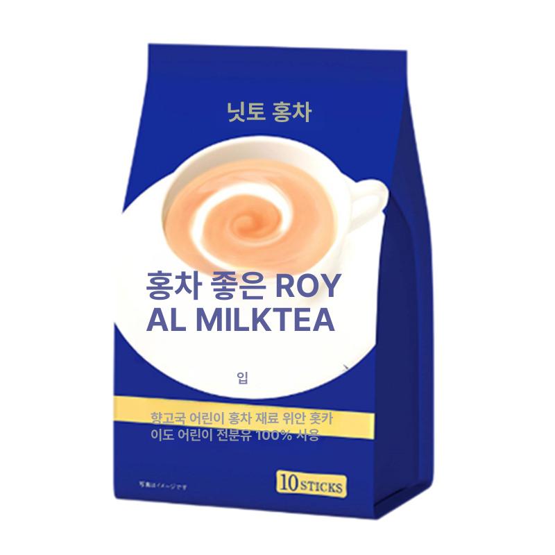 홍차 로얄 파우더 스틱형 밀크티 라떼 티타임 선물용 가정용 티백 로열 클래식 밀크티 8개입 - 상세 이미지 2