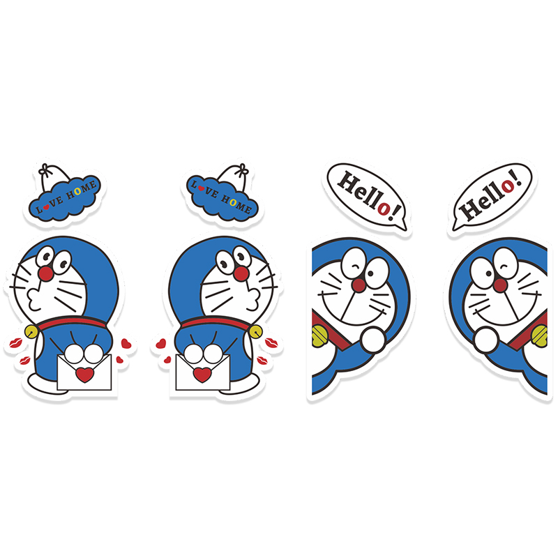 도라에몽 벽장식 스티커 3D 문 창문 거실 방꾸미기 유치원 어린이집 카페 - 상세 이미지 5