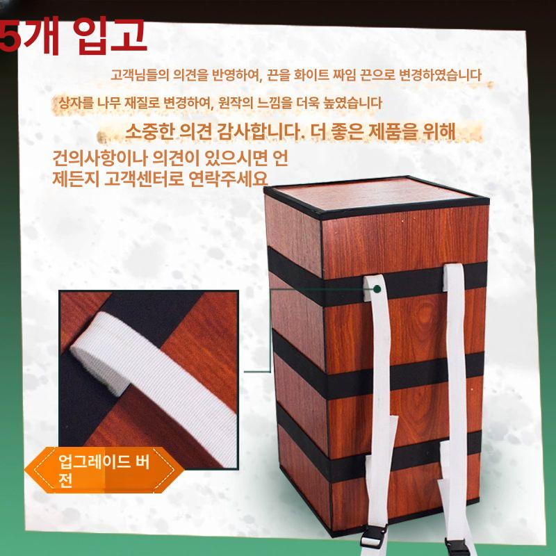 탄지로상자 궤짝 빈티지 나무 엔틱가구 장식품 캐비닛 대형 박스 25cmx25x50 - 상세 이미지 5