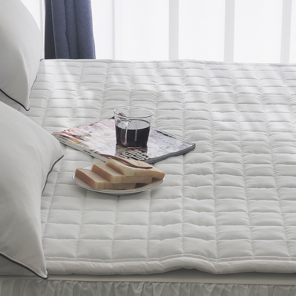 나라데코 먼지없는 세미마이크로 부드러운 사계절 밴딩 침대패드 SS