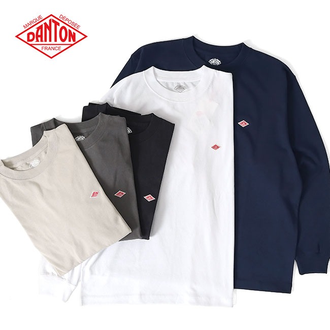 단톤 크루 넥 스웨트 티셔츠 DANTON 남녀공용 6Colors - 상품 이미지