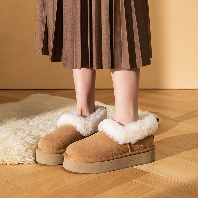 어그 UGG 1910 클레어 플랫폼 슬리퍼 여성 키높이 뮬 겨울 실내화