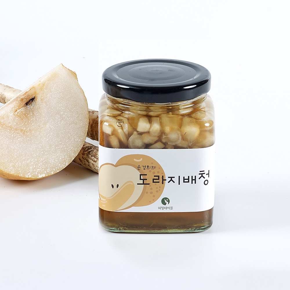 허밍테이블 도라지배청 국내산원료 수제청 330g 1병 - 상품 이미지