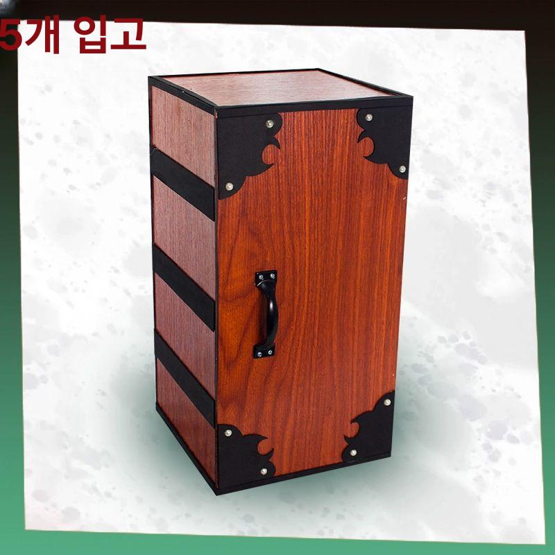 탄지로상자 궤짝 빈티지 나무 엔틱가구 장식품 캐비닛 대형 박스 25cmx25x50 - 상세 이미지 4