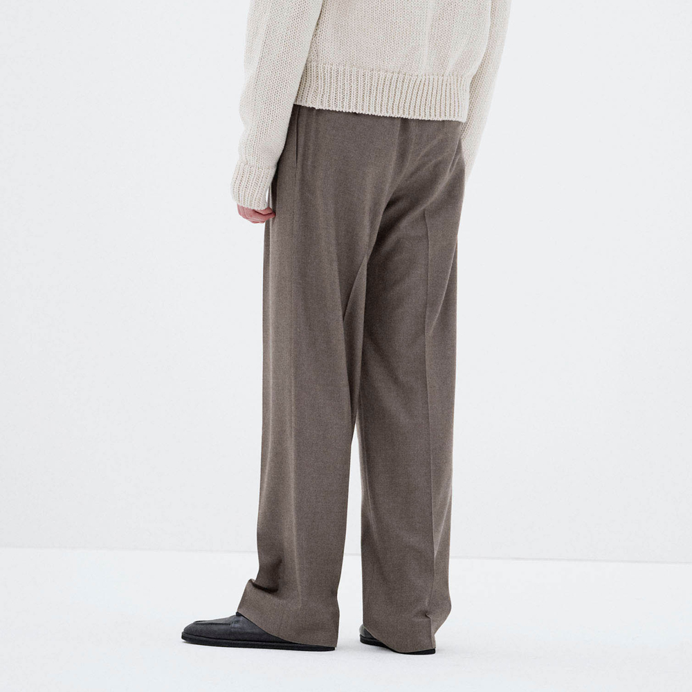 오라리 맨즈 슬랙스 SUPER LIGHT WOOL TWO-TUCK SLACKS 25FW - 상세 이미지 5
