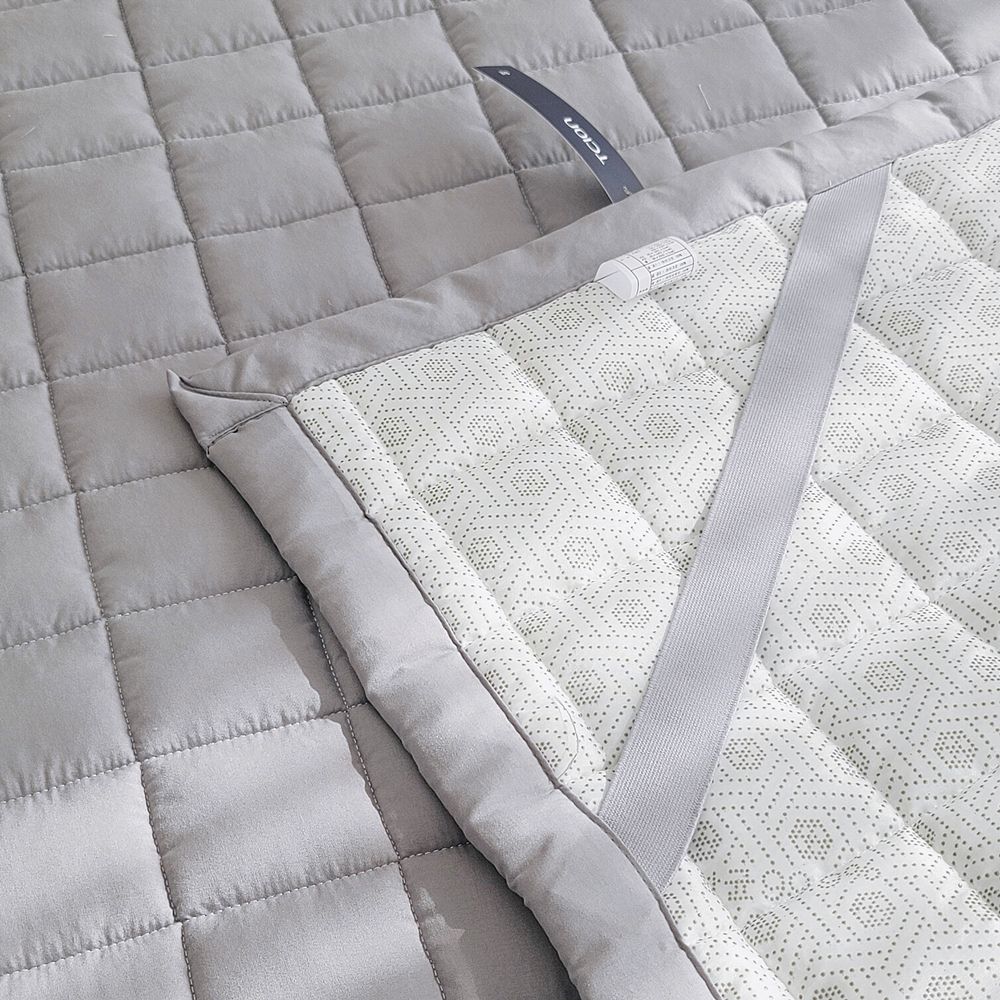 나라데코 먼지없는 세미마이크로 부드러운 사계절 밴딩 침대패드 SS