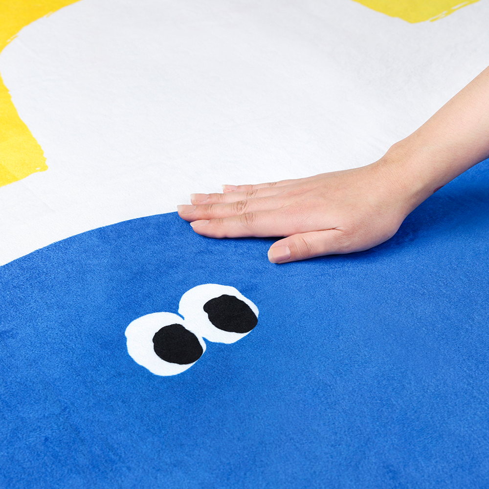 호이데코 모티프 러그 먼지없는 거실 카페트 사계절 방수 아기 아이방 키즈 디자인 포마아벨 - 100x150