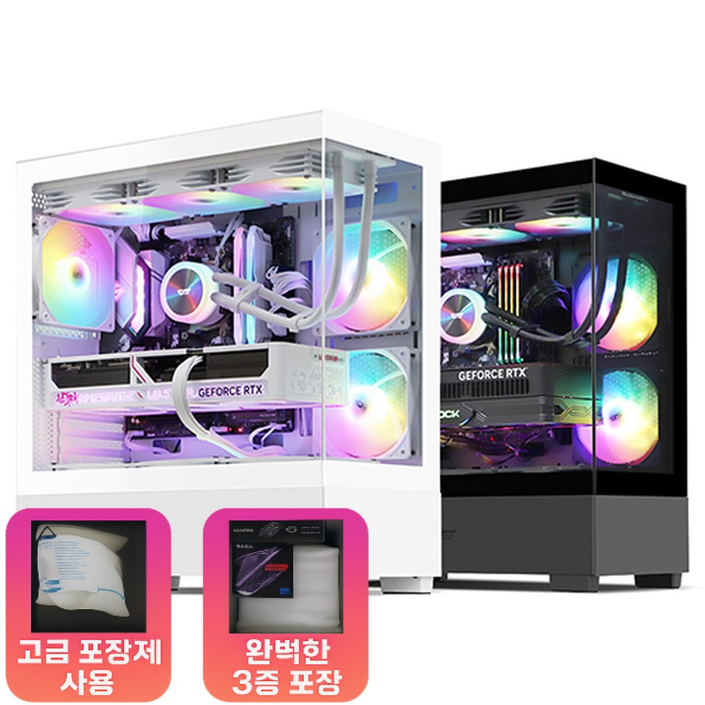 긱스타 조립PC 게이밍컴퓨터 75F562 라이젠5 7500F RTX5060 32G 1TB 조립식컴퓨터