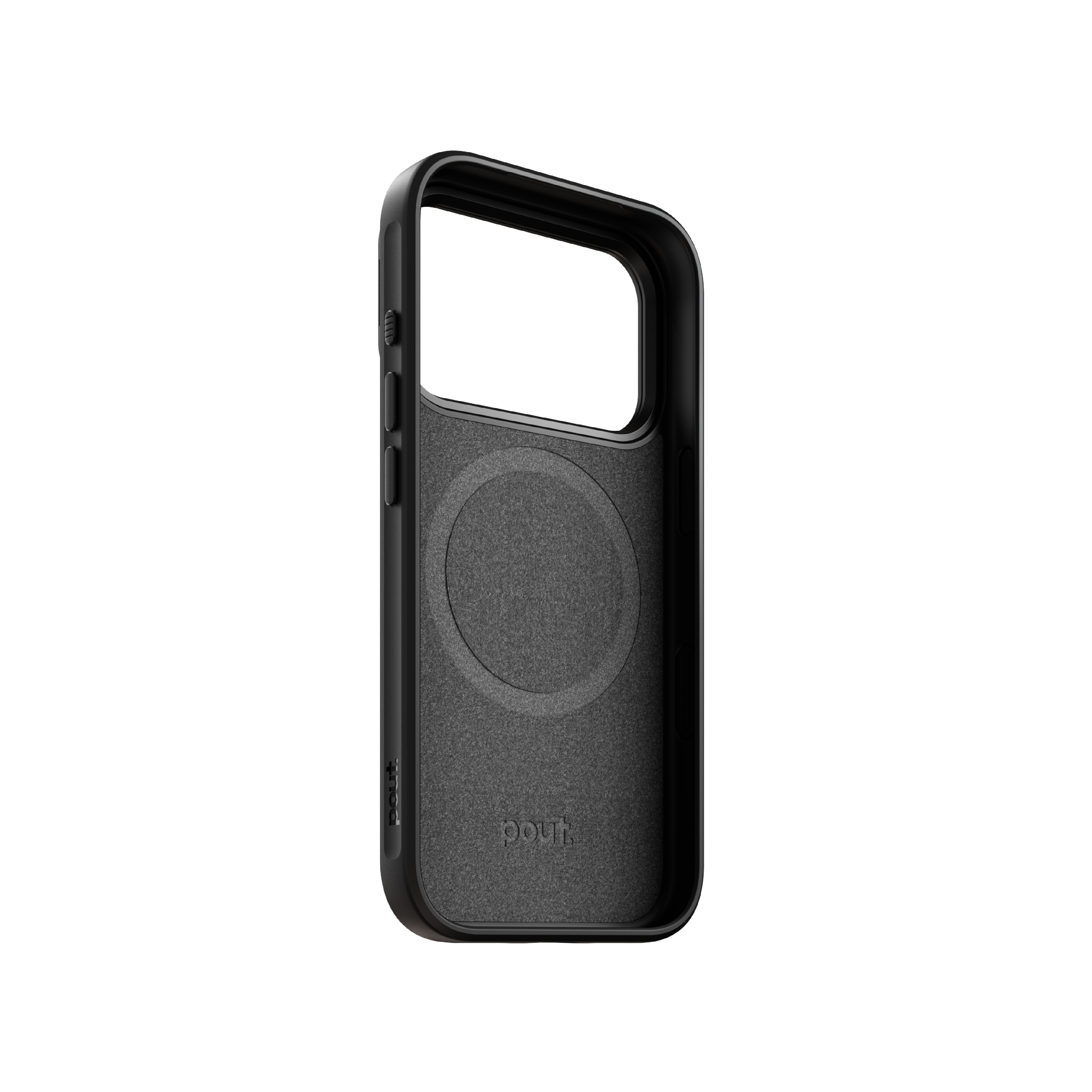 파우트 iPhone 맥세이프 링스탠드 에코레더 가죽 케이스 카라멜 탄, 아이폰17 프로 - 상세 이미지 5