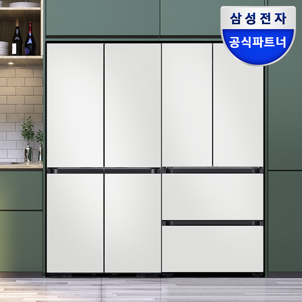 삼성 냉장고 비스포크 키친핏 김치냉장고 세트 4도어 신혼 빌트인 900리터 1060L