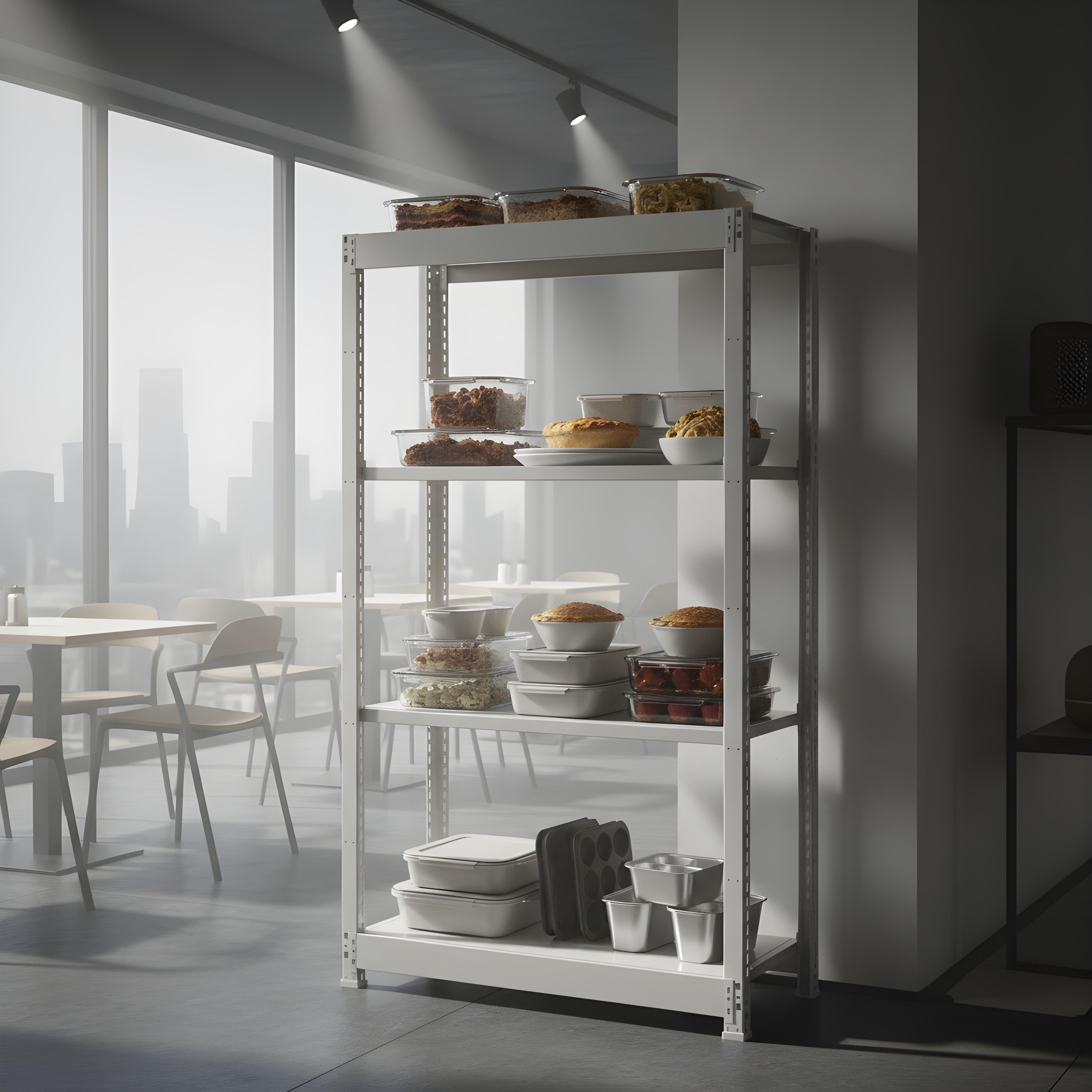 스피드랙 4단 맥스 200KG 철제선반 조립식 앵글 창고 렉 경량랙 독립형 9004501500