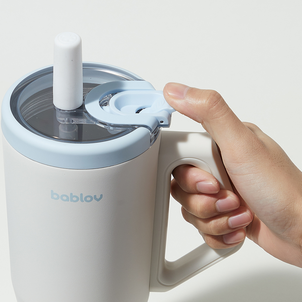 바블로브 인피니티 대용량 316고급 스테인레스 빨대 텀블러 1090ml - 상세 이미지 2