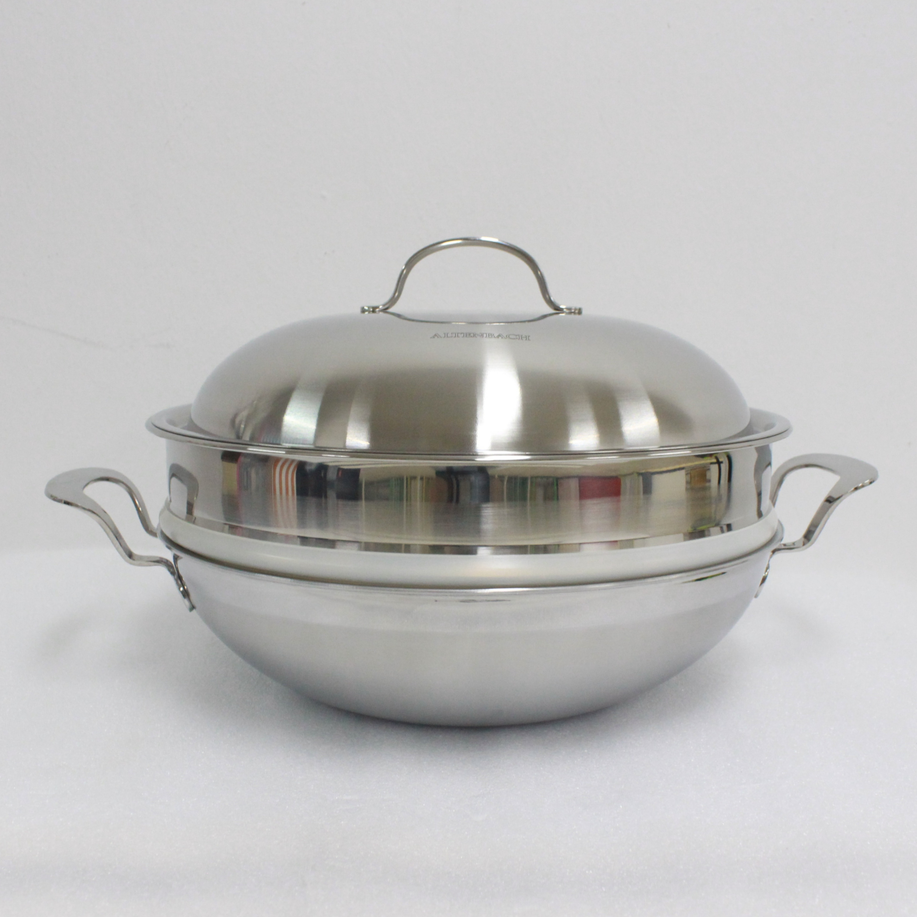 알텐바흐 통5중 하이돔 스텐 찜기 대용량 대게 찜 냄비 찜솥 멀티 파티웍 인덕션 32cm - 상세 이미지 5