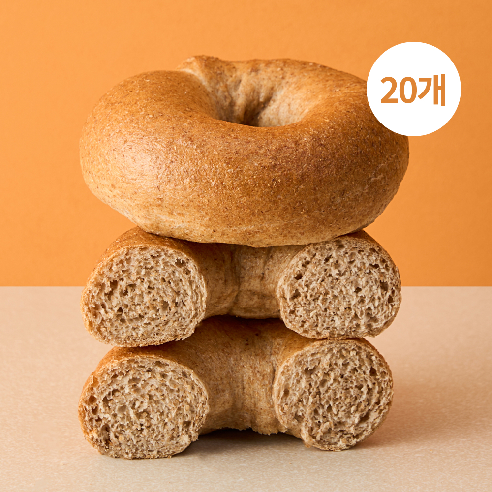저당 통밀곤약 베이글 플레인 60g, 20개 - 메인 이미지