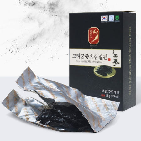 상세참조 로지프로 기력회복 고려궁중 흑삼절편 15g x10개입 체력증진 국산흑삼