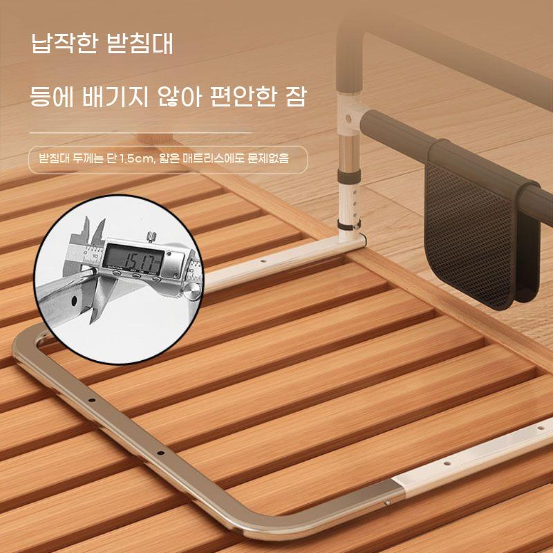 침대 손잡이 낙상방지 접이식 노인용 핸드레일 안전봉 안전바 가드 지지대 안전 가드레일 - 상세 이미지 5