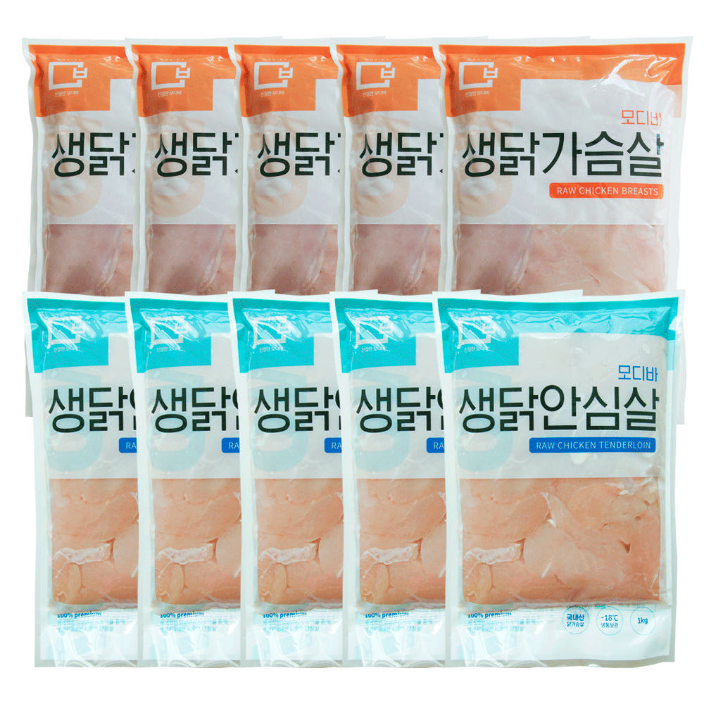 국내산 생 닭안심 생닭가슴살 1kg, 3kg, 5kg, 10kg 가격 추이 친절한모디바 국내산 생 닭안심 생닭가슴살 1kg, 3kg, 5kg, 10kg - 최저가 33,400원