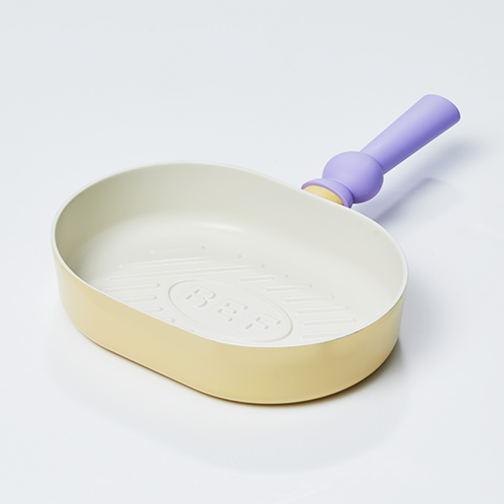 베터핑거 인덕션 IH 그릴팬 24cm (라이트옐로우) 세라믹코팅 쿡웨어 - 상세 이미지 5