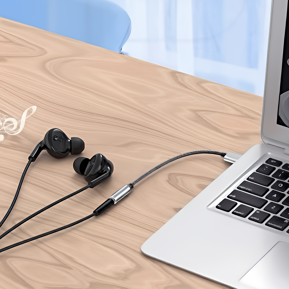 노트북 이어폰 C타입젠더 ATO3.5mm 마이크 DAC칩 소카