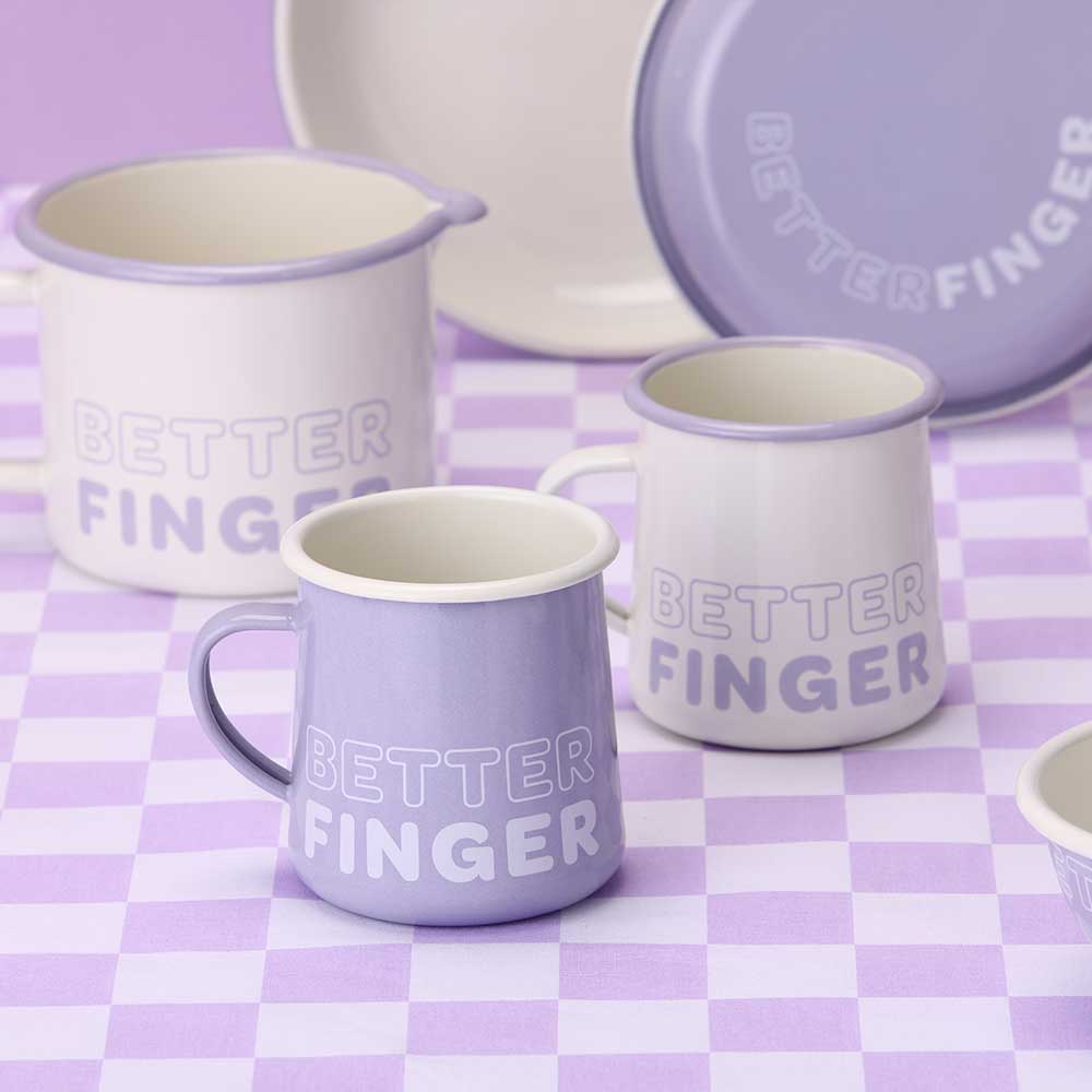 베터핑거 에나멜 법랑 머그 560ml 2colors 핸드메이드 커피잔 홈카페 - 상품 이미지