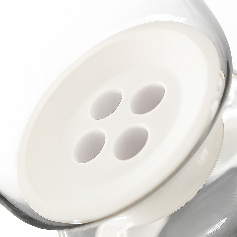 유즈베러띵 모래시계 피클병 물빠짐 미니 밀폐 내열 유리병 1L 1개