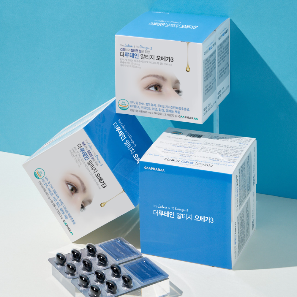 [소비기한 26.01.10] 더 루테인 알티지 오메가3 1개월분 KD파마 지아잔틴 - 상세 이미지 3