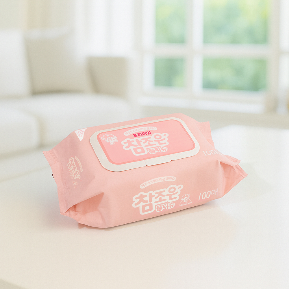 산도깨비 참조은 물티슈 캡형 220g 100매입 20개