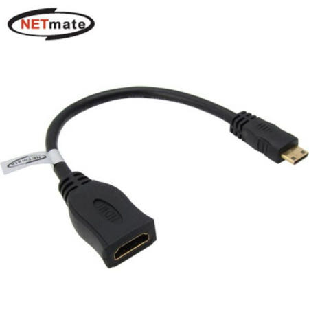 강원전자(주) (에픽스토어) 넷메이트 HDMI toMini HDMI 케이블 젠더 0.15M