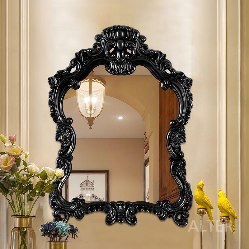 인테리어 공주 호텔 전신거울 디자인 쇼룸 카페 샴페인 골드 (거울 포함) 56x76cm - 상세 이미지 3