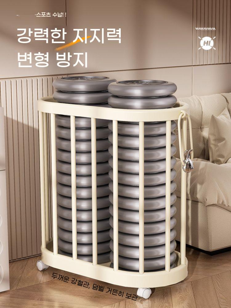 보관함 정리 폼롤러 필라테스 정리함 홈트 거치대 요가 - 상세 이미지 3