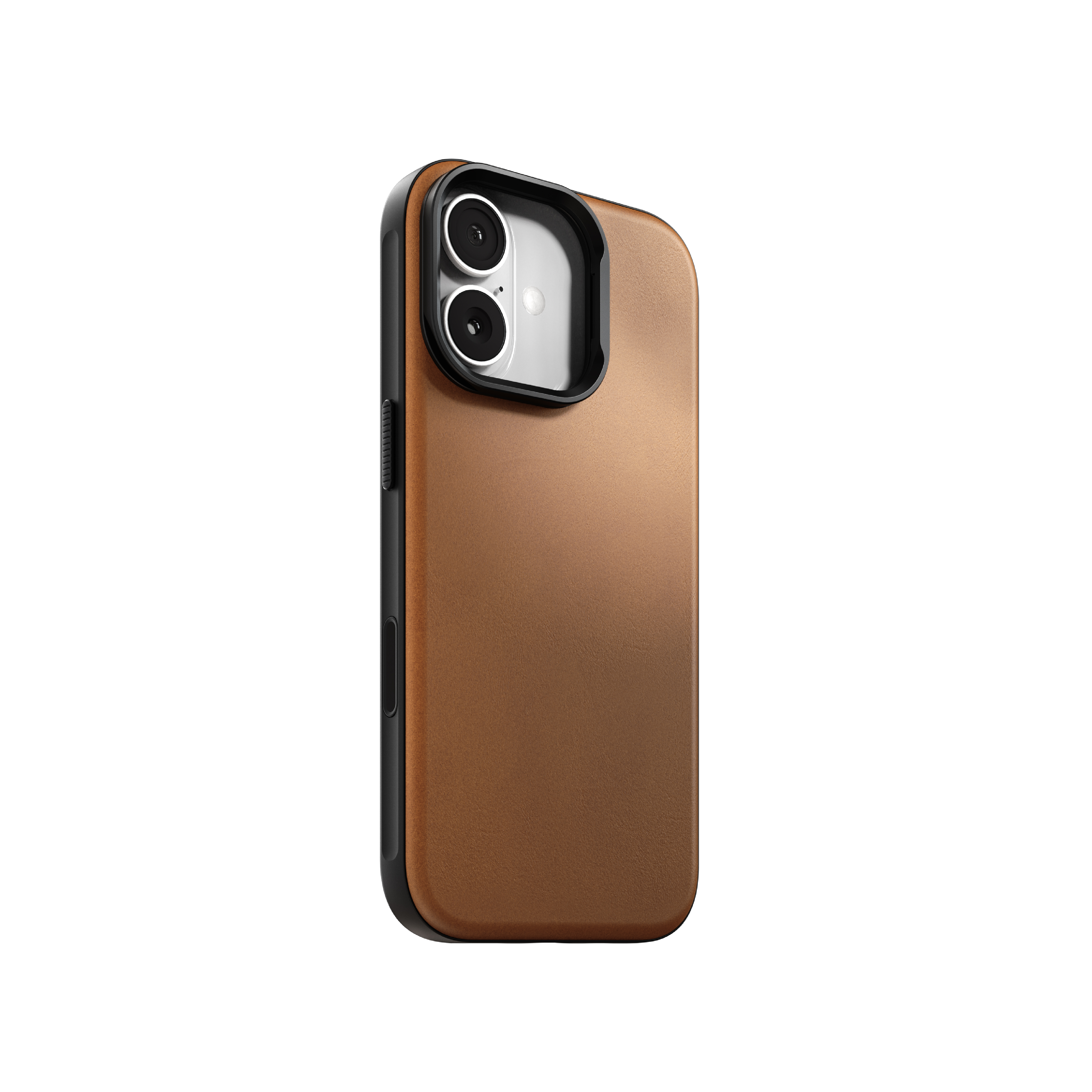 파우트 iPhone 맥세이프 링스탠드 에코레더 가죽 케이스 카라멜 탄, 아이폰17 - 상세 이미지 4