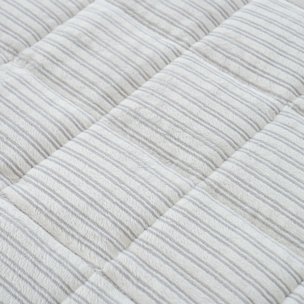 쿠에뜨 겨울 극세사패드 로엔 프리미엄 5mm 장모 논슬립 고정밴드 침대패드 SS