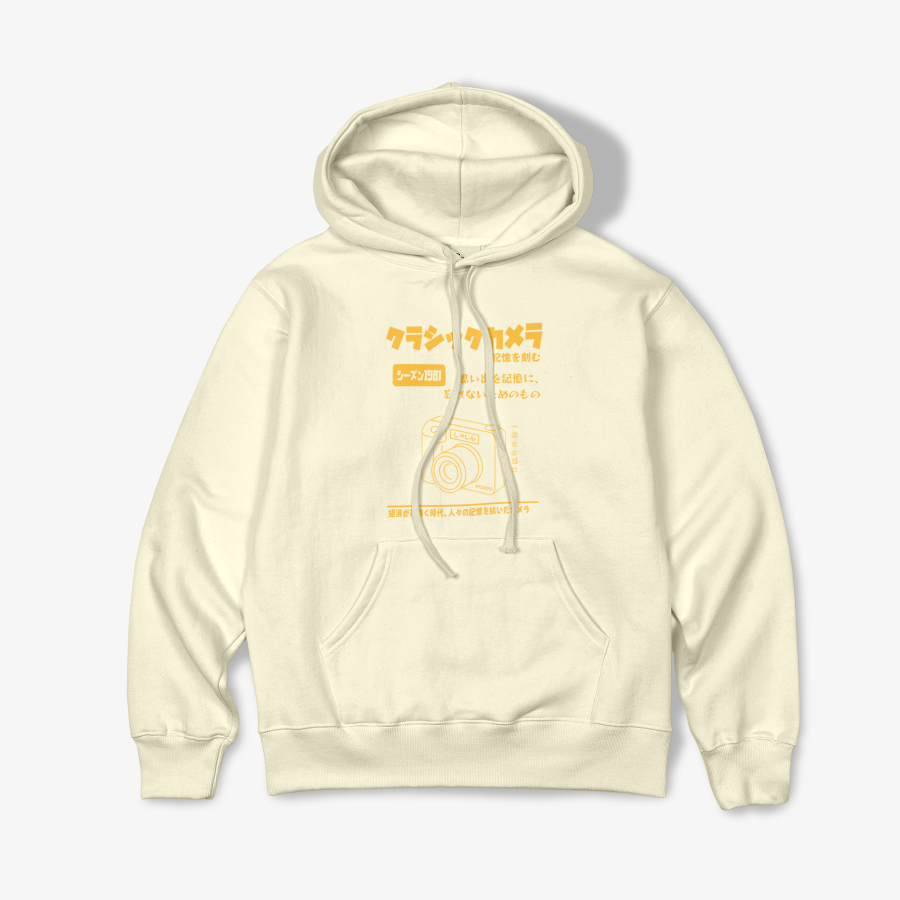 포도우 클래식 카메라 굿즈 두꺼운 두터운 후드티 디지털 쇼와 버블 시대 일본어레터링1981 이미지 6