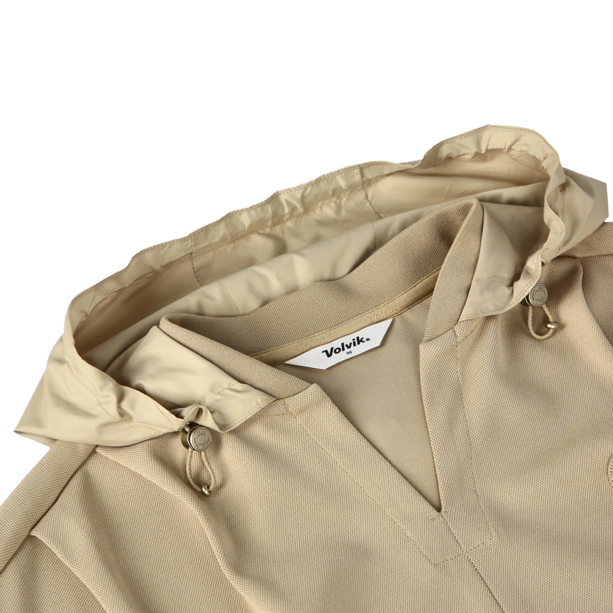 볼빅 골프웨어 여성 골프 조끼  우븐 후드 니트 베스트 후드조끼 간절기 상의 VLMTP801 - 상세 이미지 4