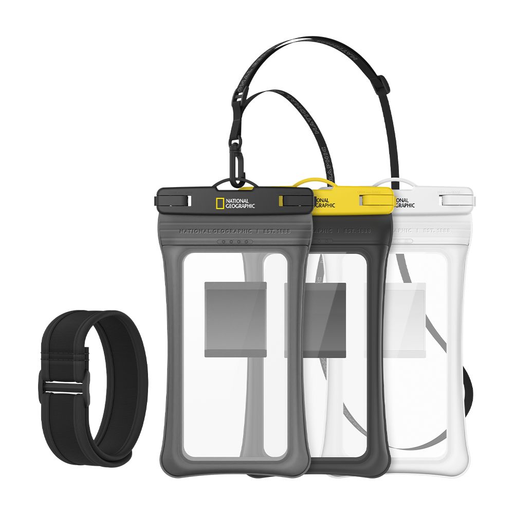내셔널지오그래픽 IP68 5중 잠금 핸드폰 방수팩 X (암밴드/넥스트랩 포함)