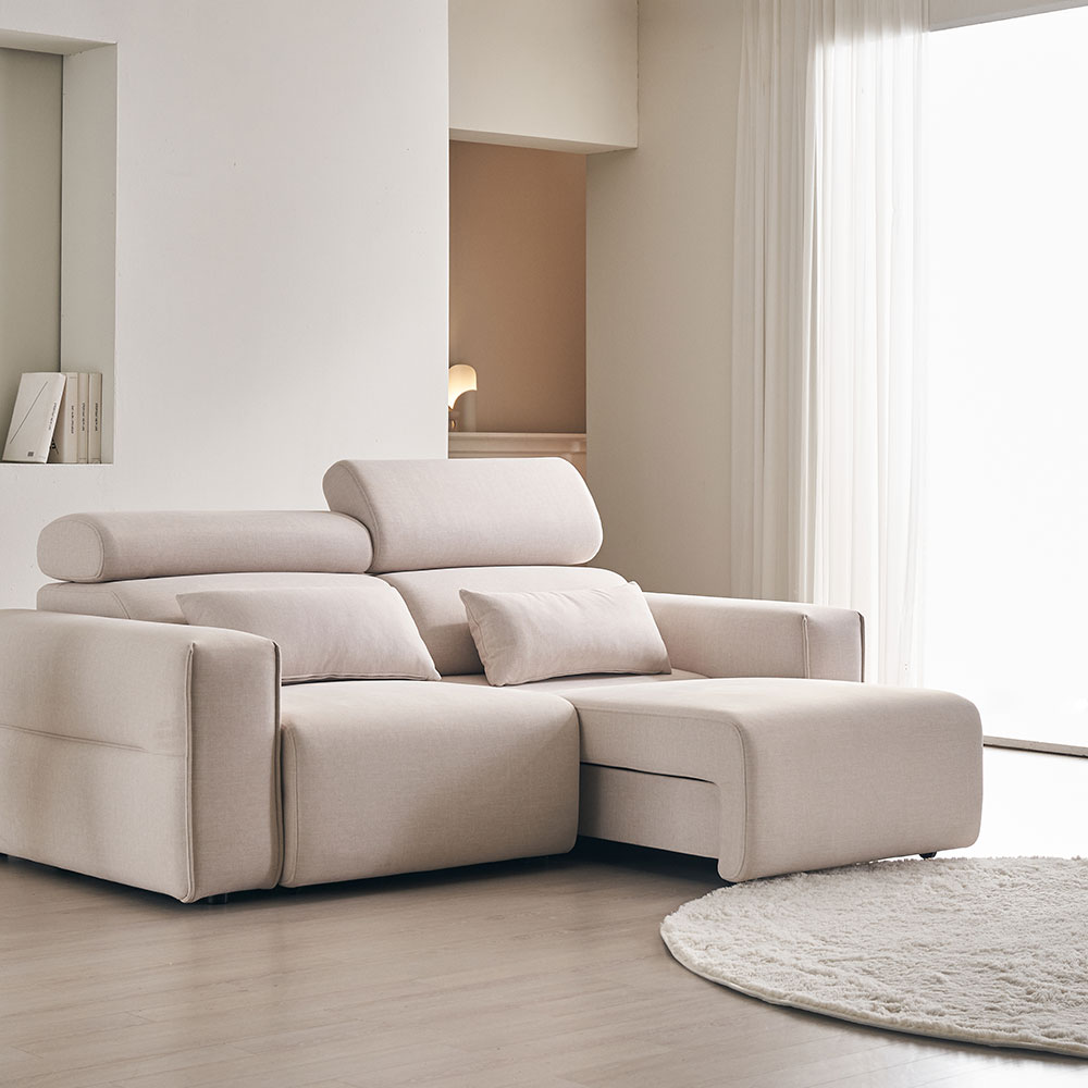 장인가구 조디 수유의자 전동 슬라이딩 확장형 1인용 리클라이너 소파 독서 수면 안락의자